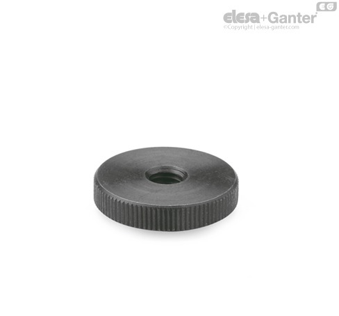 DIN 467 Knurled Nuts Steel | Elesa+Ganter